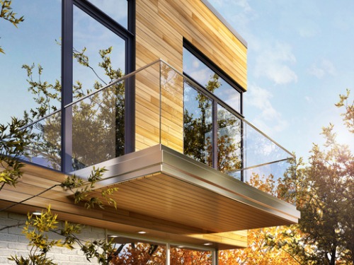 W&auml;hrend Naturh&ouml;lzer ohne Pflege schon nach kurzer Zeit unansehnlich werden, bleibt eine Fassadenverkleidung mit Aluminiumpaneelen in Holzoptik dauerhaft sch&ouml;n und attraktiv.