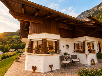 Ländliche idylle mit Privatsphäre und imposantem Panorama am Fuße des Arlberg
