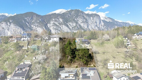 Projektiertes Panorama-Grundstück in begehrter Sonnenhanglage von Omes bei Axams