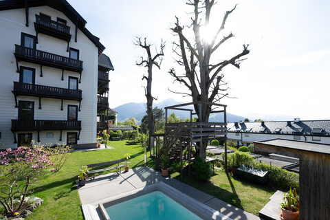 Einzigartige Gartenresidenz mit privatem Pool in Igls – Natur & alpiner Lifestyle auf höchstem Niveau
