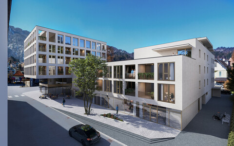 Neubau Gewerbe - Erstbezug in Kufstein: Passivhaus, Fußbodenheizung & Tiefgarage!