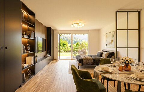 Attraktive 1-Zimmer Terrassenwohnung zur Miete (Top C2.04)