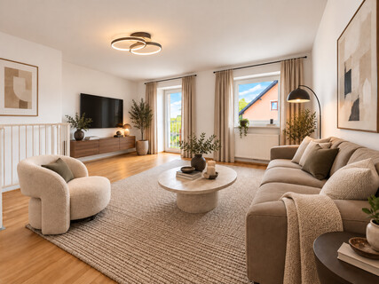 Zentrale 3-Zimmer-Maisonette in Toplage mit Südbalkon - Alpenblick-Feeling