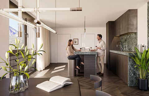 In Bau: Großzügiges Premium-Penthouse mit Dachterrasse und atemberaubendem Panoramablick
