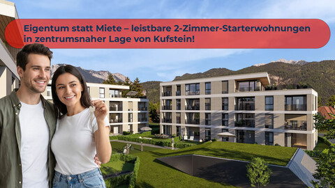 Neubau: 2-Zimmerwohnung in Kufstein Top C06