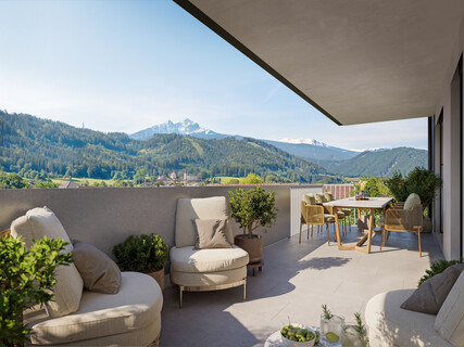 moderne 2-Zimmer-Neubauwohnung mit Südterrasse