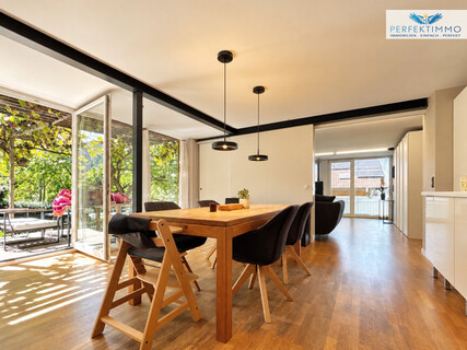 3-Zimmer-Wohnung mit Garten und idyllischer Pergola