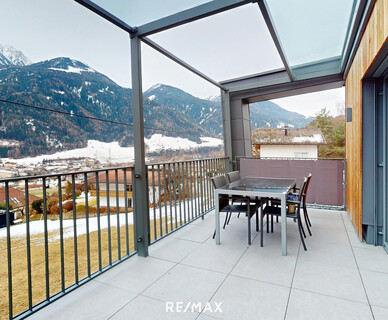 Moderne 3-Zimmer-Wohnung mit Blick auf die Berge!