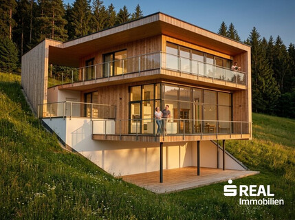 Baubescheid: Projektiertes Grundstück mit unverbaubarer Panoramaaussicht in Sonnenhanglage von Omes bei Axams
