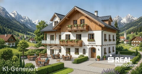 großzügige Pension in Axams mit Garten, Balkone, Garage & Stellplätze im freien