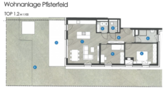 Dreizimmer Gartenwohnung Top 1.2 in Fügen - WA Pfisterfeld