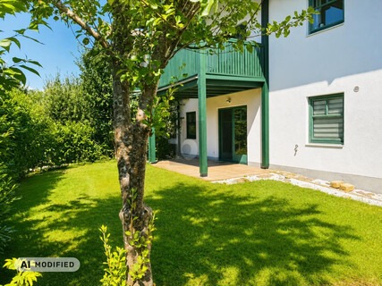 WOHNEN WIE IM EIGENEN HAUS ? ERDGESCHOSSWOHNUNG MIT GROßEM PRIVATGARTEN IN MONDSEE