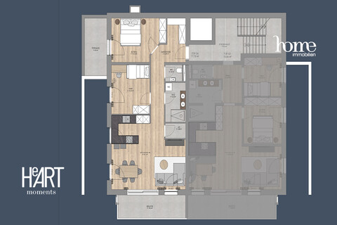 Exklusive Dreizimmer-Terrassenwohnung in Hart im Zillertal | HeARTmoments TOP 04 - PROVISIONSFREI DIREKT VOM BAUTRÄGER