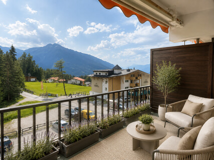 Stilvolle 1-Zimmer-Wohnung mit Südbalkon und atemberaubenden Alpenblick - Freizeitwohnsitz