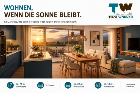 Wohnen, wenn die Sonne bleibt. Ein Zuhause, das den Feierabend jeden Tag ein Stück schöner macht.