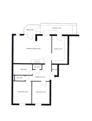 Erschwingliche Drei Zimmer Wohnung in Inzing