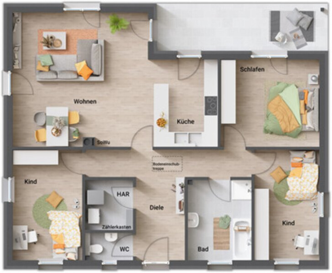 Neubau Bungalow 108m² in Arzl