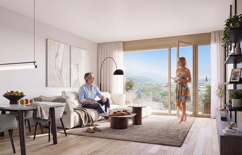 2-Zimmer Neubauwohnung mit Loggia im Stadtkern von Schwaz (Top WH04)