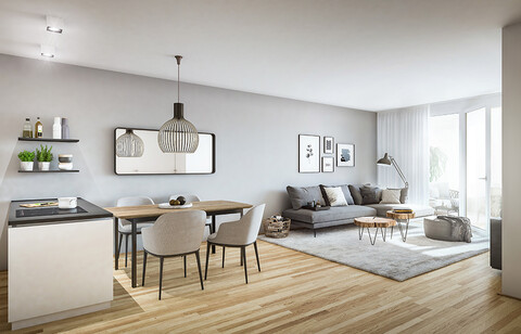 Attraktive Kapitalanlage: 3-Zimmer Wohnung mit XL-Balkon, niedrigen Betriebskosten
