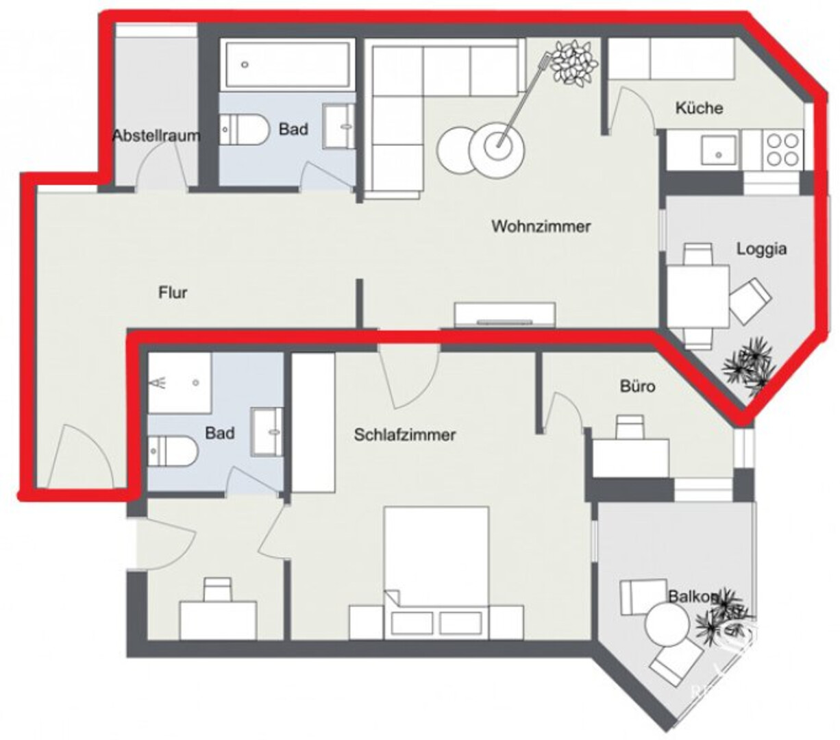 Gemütliche 1-Zimmer-Wohnung mit Loggia in Innsbruck