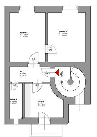 IBK-Wilten: 2-Zimmer-Wohnung mit Loggia in zentraler Lage nahe Klinik & Zentrum!