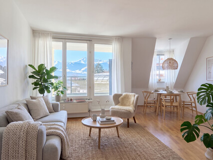 4 Zimmer Dachterrassenwohnung mit Kaminanschluss . HÖTTING
