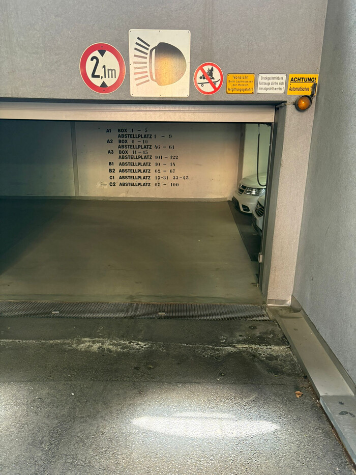 Tiefgaragen-Abstellplatz in Wilten/Innsbruck