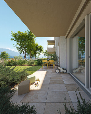 Provisionsfrei: 2-Zimmer-Gartenwohnung mit Terrasse | ca. 36 m² | Quartier Anna