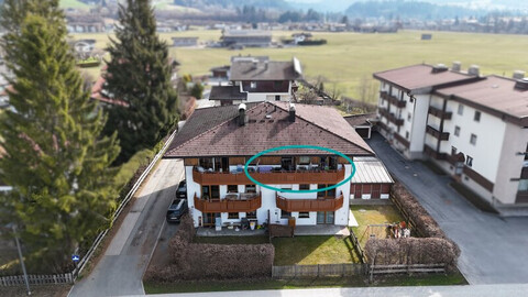 Charmante 2 Zimmer Wohnung in Kössen mit Garage und 2 Balkonen