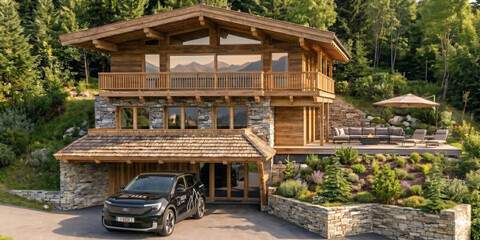 Exclusives Neubau-Chalet mit unverbaubarer Adlerhorstaussicht