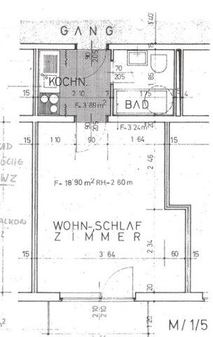 INNSBRUCK - Vermietete Garconnière mit Südbalkon in Kliniknähe