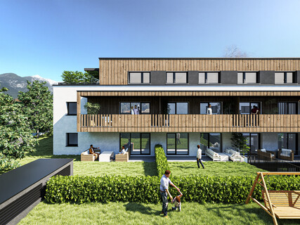Provisionsfrei! 2-Zimmer-Neubauwohnungen mit Garten und Sonnenterrasse in Oberperfuss