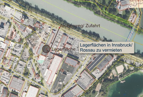 Lagerfläche ab 65 m² bis 270m² in Innsbruck/ Rossau, E-Ladestation, Top Lage, nur € 9,5/ m² zzgl. Mwst.