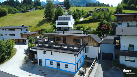 Charmante 3-Zi-Wohnung in Fieberbrunn mit Terrasse, Stellplatz & offener Wohnküche!