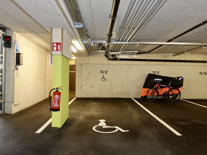 Großzügiger Tiefgaragenabstellplatz 