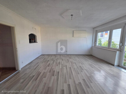 HELLE 3-ZIMMER NAHE BAHNHOF; MIT HALB OFFENER KÜCHE & FRANZÖSISCHEM BALKON