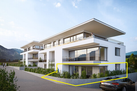 Neubau: 3-Zimmer-Garten-Wohnung