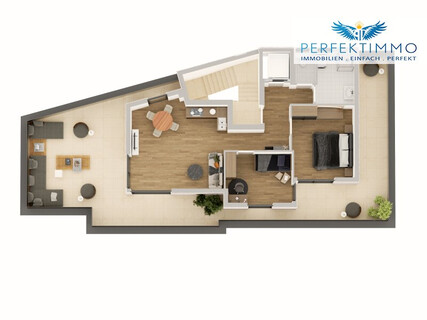 Exklusives Penthouse mit fantastischer Dachterrasse im Neubau