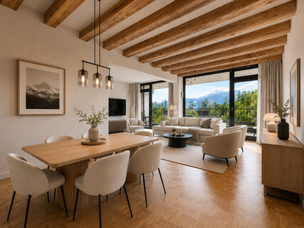 Charmante 3-Zimmer-Wohnung mit Südbalkon und atemberaubendem Alpenblick - Freizeitwohnsitz