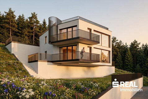 Haus mit 2 Wohneinheiten, projektiertes Grundstück in Omes