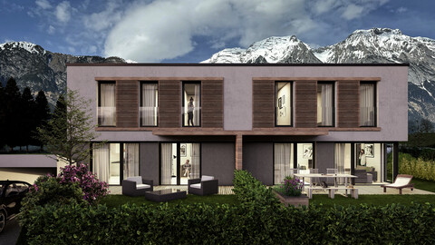 im Bau: letzte freie Einheit! Ökologische Holzbauweise: Doppelhaushälfte in sonniger Lage