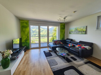 Moderne 3-Zi-Wohnung mit großem Aussichtsbalkon & Garage in unmittelbarer nähe zur  Skipiste