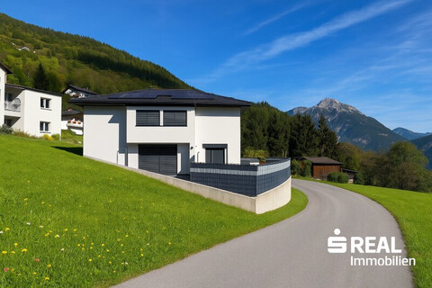 Modernes Fertigteilhaus in Wenns – stilvoll wohnen mit traumhaftem Ausblick