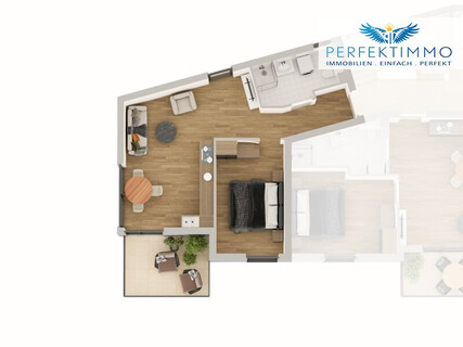 Stilvolle Neubauwohnung mit großem Südwestbalkon