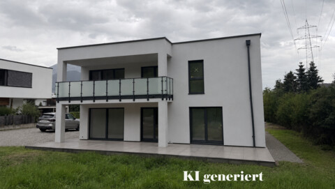 4-Zimmer-Wohnung mit Garten oder Balkon in einem Zweifamilienhaus, Erstbezug, Neubau, Provisionsfrei