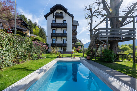 Exklusive Gartenresidenz mit Pool in Igls – Natur & alpiner Lifestyle auf höchstem Niveau