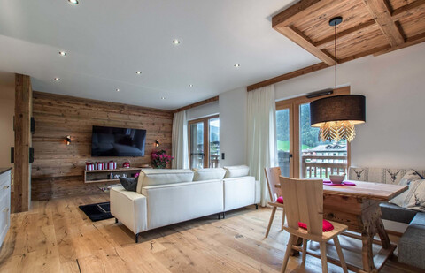 Exklusive Neubauwohnung im alpinen Stil mit Panoramablick in Söll - Mietkauf Variante möglich