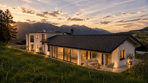 Ein Ort zum Ankommen – Bungalow mit Wohlfühlgarten und beeindruckendem Bergpanorama