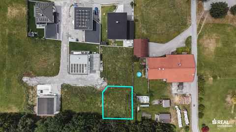 Attraktives Grundstück mit 521 m² in sonniger Wohnlage von Lechaschau/Rosenau