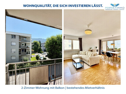2-Zimmer-Wohnung mit Perspektive – investieren in Bregenz